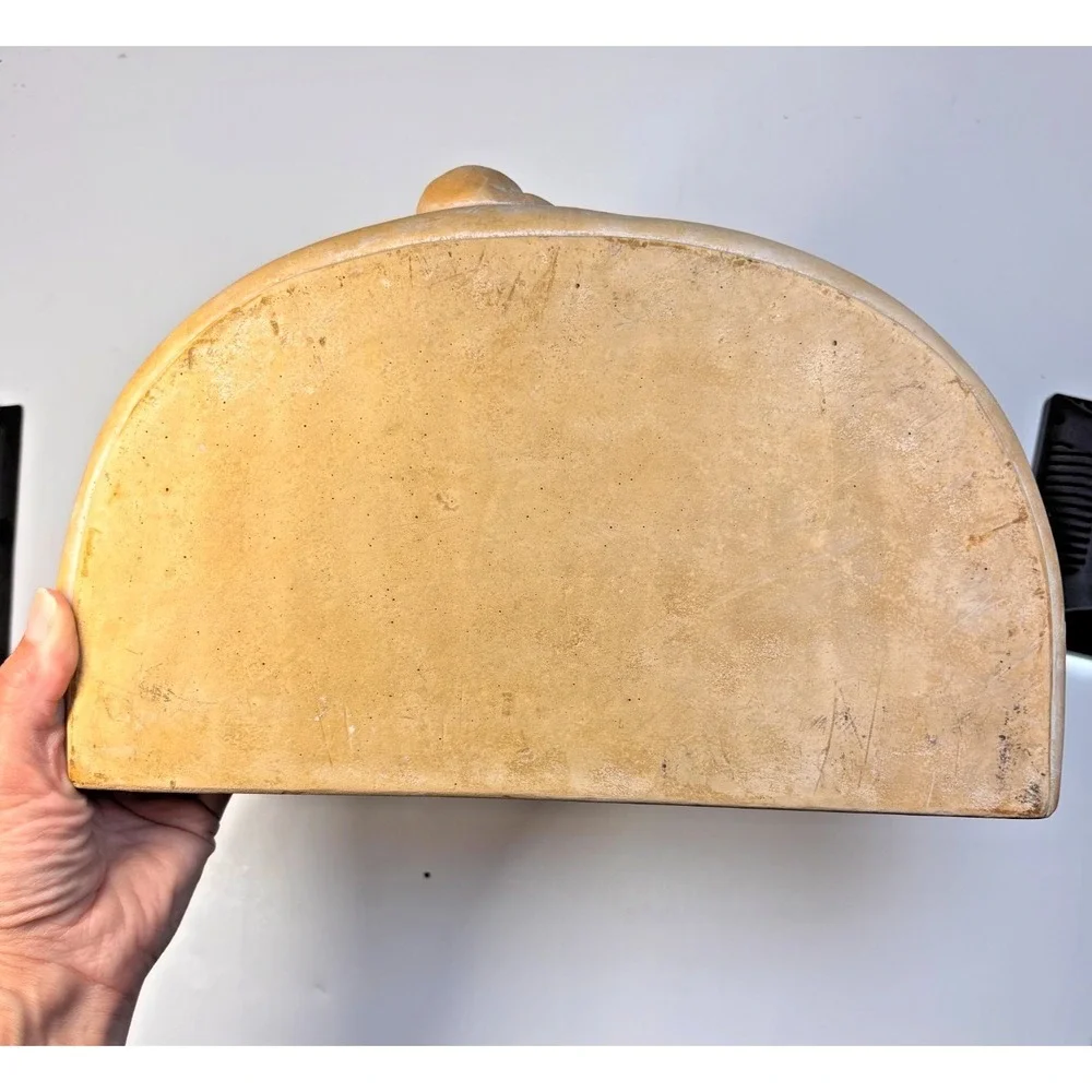 Vintage Plaster Conch Shell Wall Sconce Shelf Bracket Coastal Decor Accent, 12